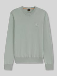 Regular fit pullover van een mix van katoen en kasjmier, model 'KANOVANO' van BOSS Orange - 25