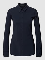 Bluse mit Knopfleiste Modell 'Petite' von D´Etoiles Casiope Blau - 30