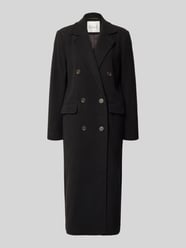 Lange jas van wolmix, model 'Frannie' van My Essential Wardrobe - 17