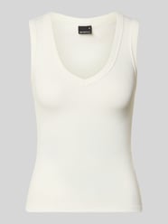 Top o kroju slim fit z dekoltem w serek od Gina Tricot - 11
