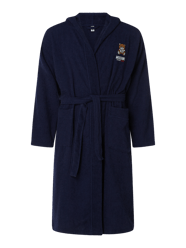 Bademantel aus Frottee von Moschino Swim + Underwear Blau - 32