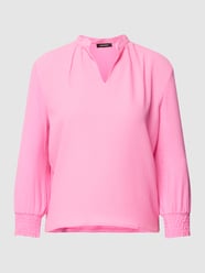 Blouse met V-hals van More & More Roze - 25