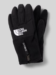 Handschoenen van fleece met labelstitching en ritssluiting van The North Face - 25