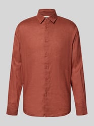 slim fit vrijetijdshemd van linnen-katoenmengsel model 'RAMIS' van DRYKORN - 4