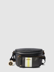 Bauchtasche mit Allover-Logo von Liu Jo White Schwarz - 16