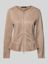 Blazer mit Zweiwege-Reißverschluss von Betty Barclay Beige - 11