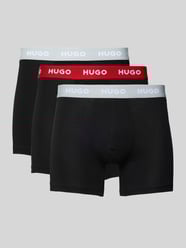 Boxershorts mit elastischem Label-Bund im 3er-Pack von HUGO - 35