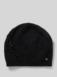 Beanie mit Label-Detail von CAPELLI NEW YORK Schwarz - 1