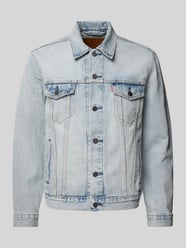 Jeansjacke mit Brustpattentaschen Modell 'THE TRUCKER JACKET' von Levi's® Blau - 3