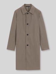 Slim fit lange jas van wol van BOSS Beige - 38
