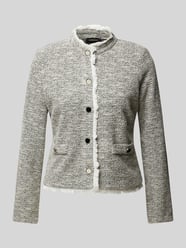 Blazer in bouclé-look van More & More Grijs / zwart - 32