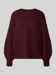 Regular Fit Pullover mit Woll-Anteil Modell 'NELLIE' von ONLY Bordeaux - 35