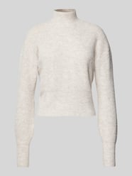 Gebreide pullover met opstaande kraag, model 'NELLA' van Noisy May - 18