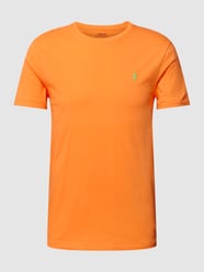 T-Shirt mit Label-Stitching von Polo Ralph Lauren Orange - 41