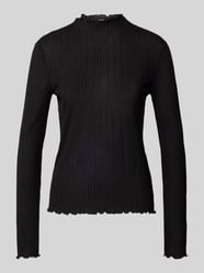 Shirt met lange mouwen en opstaande kraag, model 'Sivi' van OPUS - 16