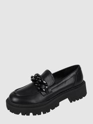 Loafers in Leder-Optik  von BULLBOXER Grau / Schwarz - 7