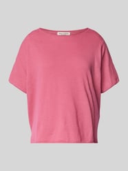 Oversized gebreid shirt van een mix van katoen en linnen van Marc O'Polo - 10