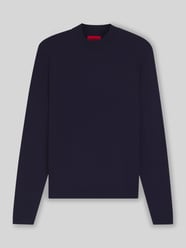 Sweter z dzianiny o kroju regular fit z mieszanki wiskozy model ‘SAN MARC’ od HUGO - 40