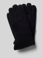 Handschoenen van echt leer met siernaden van Akaroa - 41