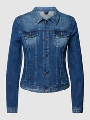 Kurtka jeansowa z wykładanym kołnierzem od ARMANI EXCHANGE Niebieski - 21
