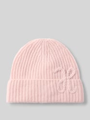 Mütze aus Kaschmir mit Stickdetail von Hemisphere Pink - 37