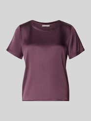 Blouseshirt van satijn met ronde hals van Christian Berg Woman Selection - 44