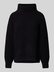 Gebreide pullover met opstaande kraag, model 'Chenille' van monari - 29