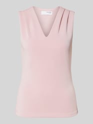 Tanktop mit Raffungen Modell 'TENNY' von Selected Pink - 10