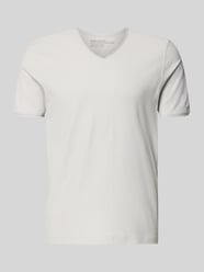 T-shirt met V-hals en rolzoom van MCNEAL - 37