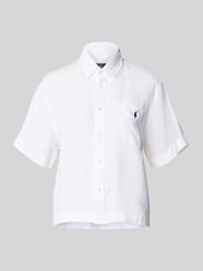 Bluzka koszulowa z listwą guzikową od Polo Ralph Lauren - 27