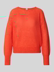 Gebreide pullover met ribboorden, model 'LISA' van Brax - 7