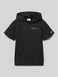 męski t-shirt o kroju regular fit z kapturem od Champion - 18
