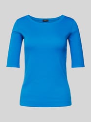 T-Shirt mit Rundhalsausschnitt von Marc Cain Blau - 35