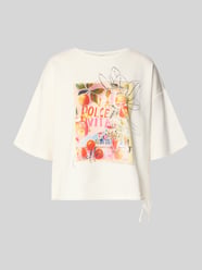 relaxed fit T-shirt met logoprint van Christian Berg Woman - 21