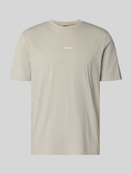 Regular Fit T-Shirt aus Baumwoll-Mix Modell 'TCHUP' von BOSS Orange Beige - 26