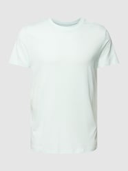 T-shirt in effen design van Esprit Groen - 7