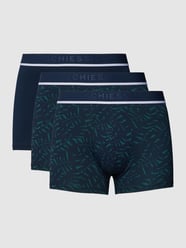 Herren Trunks im 3er-Pack Modell '3PACK Shorts' von Schiesser Blau / Türkis - 9