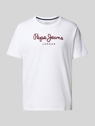 T-Shirt mit Label-Print von Pepe Jeans - 7