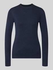 Slim Fit Strickpullover mit elastischen Abschlüssen von Christian Berg Woman - 46