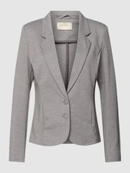 Blazer met reverskraag, model 'NANNI' van FREE/QUENT Grijs / zwart - 37