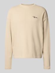 Oversized sweatshirt met structuurmotief van Pegador - 12