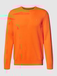 Strickpullover mit Logo-Stitching von Polo Ralph Lauren Orange - 39