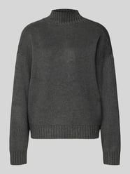 Strickpullover aus Viskose-Mix mit Stehkragen Modell 'MARIN' von MANGO - 15