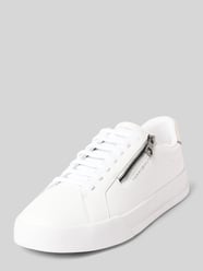 Lage sneakers van echt leer van Tommy Hilfiger - 6