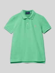 Regular Fit Poloshirt mit Logo-Stitching von Polo Ralph Lauren Kids Grün - 3