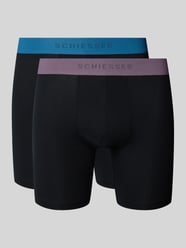 Boxershorts mit elastischem Logo-Bund im 2er-Pack von Schiesser - 12