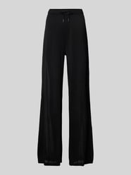 Wide Leg Stoffhose mit Tunnelzug von Calvin Klein Underwear Schwarz - 32