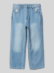 Relaxed fit jeans in 5-pocketmodel met logostitching van KARL KANI - 1