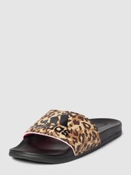 Slides mit Label-Print von ADIDAS SPORTSWEAR Schwarz - 1