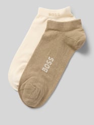 Sneakersocken mit Label-Detail im 2er-Pack von BOSS Beige - 2